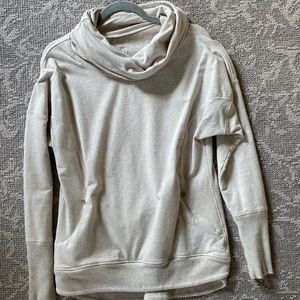 Lululemon Cowl Neck Cream Sweatshirt